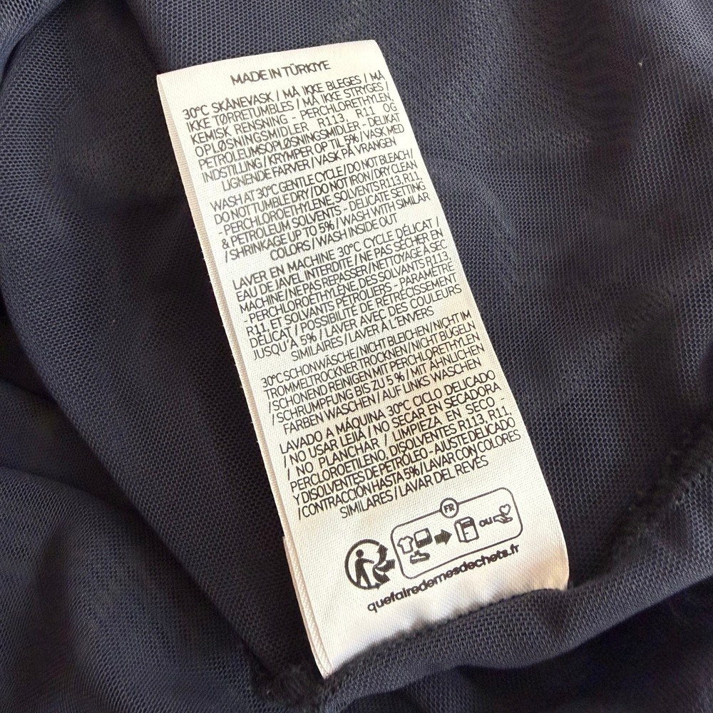 Baum Und Pferdgarten Jodi Plaid Mesh Top Mock Neck Sheer Long Sleeve Scandi S - Picture 11 of 15